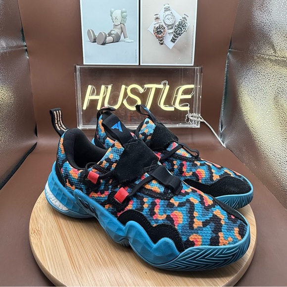 Adidas Trae Young Black/Sky RushSize 8M